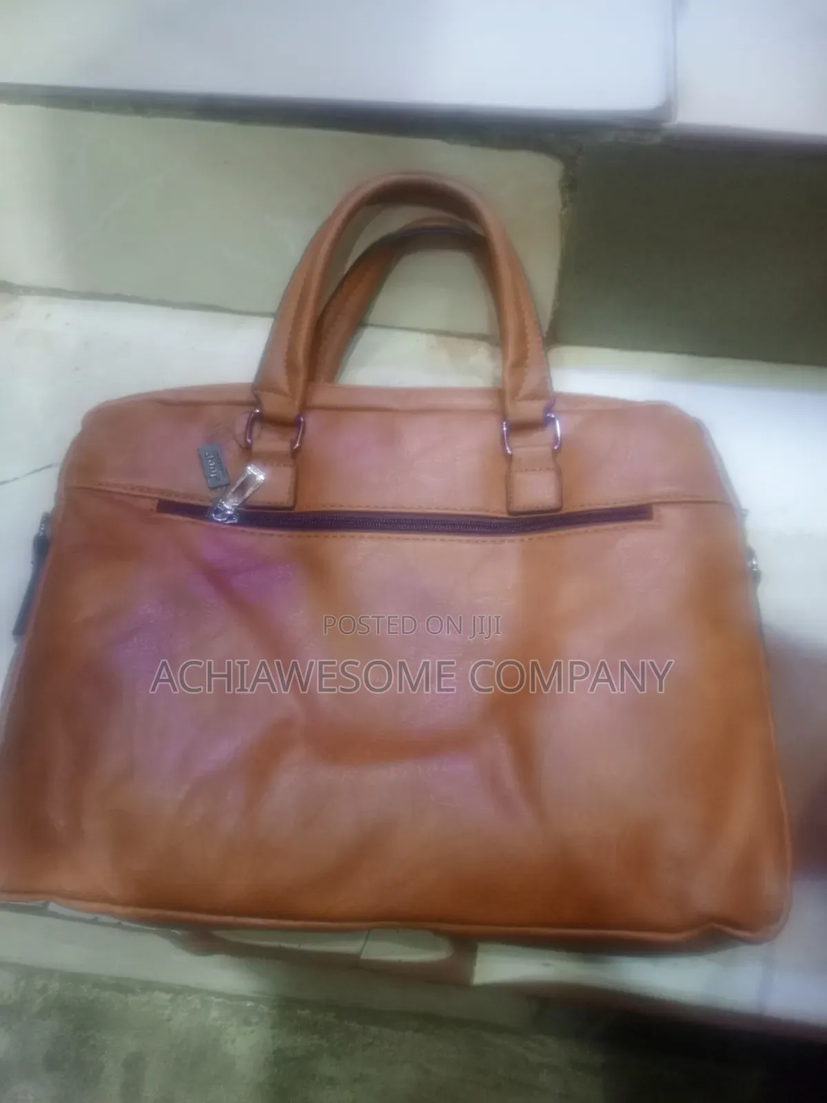 Office Leather Handbag