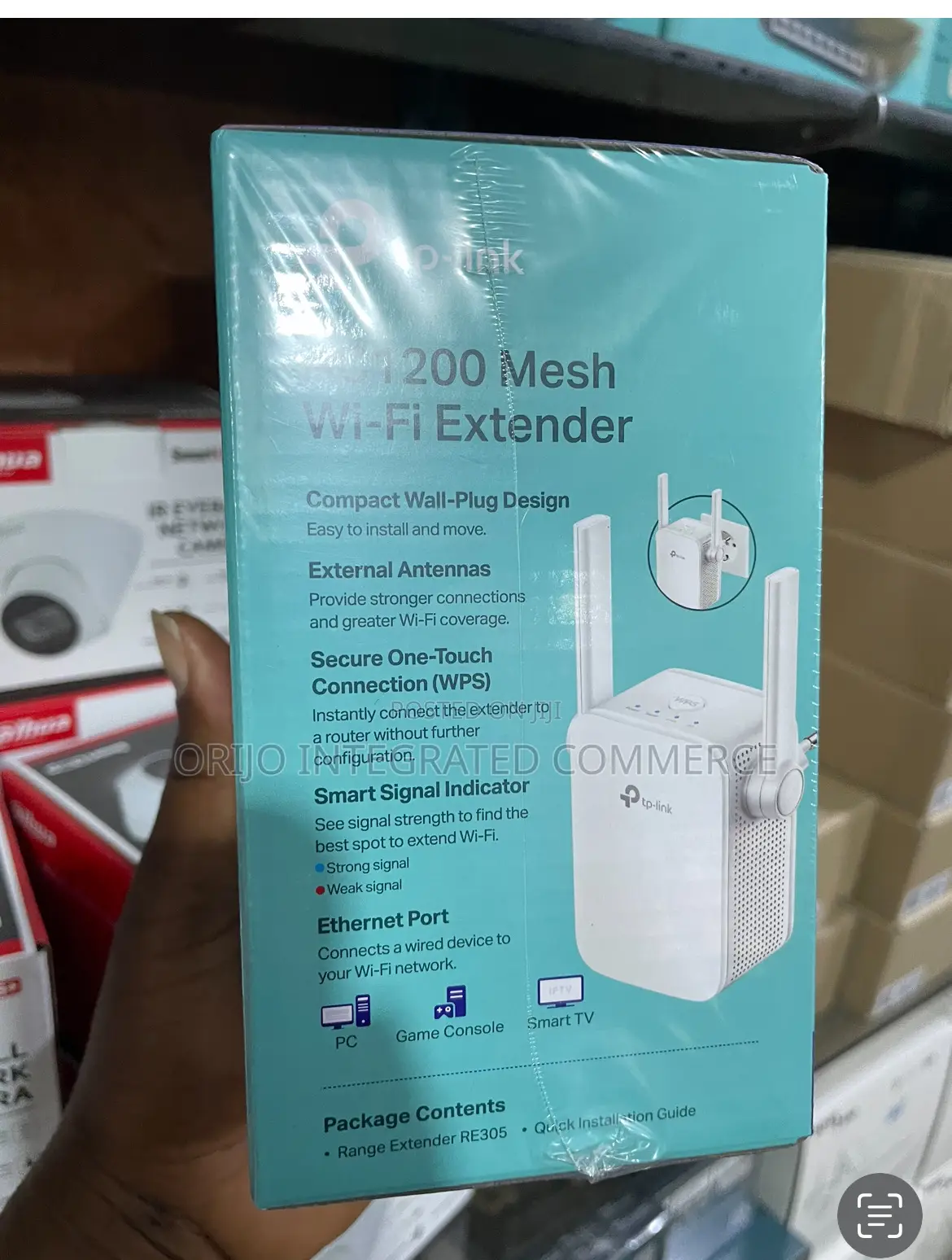 PTP-Link Onemeshtm Mesh Wi-Fi Extender Ac1200 Dual Band