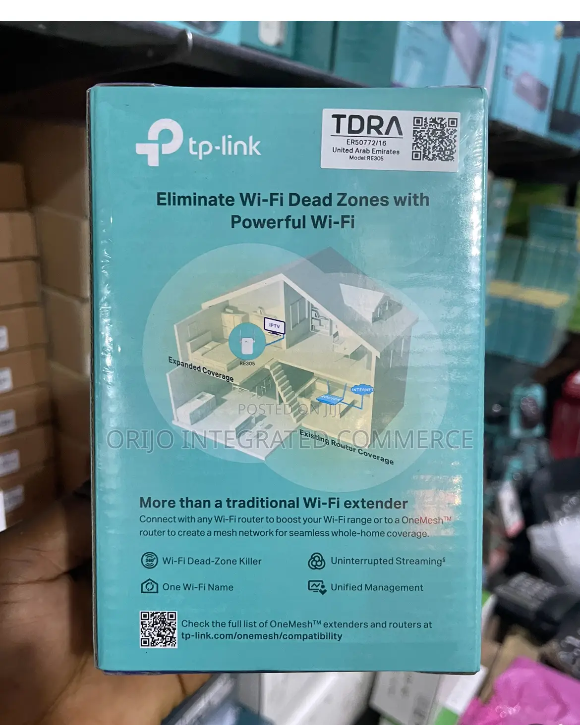 PTP-Link Onemeshtm Mesh Wi-Fi Extender Ac1200 Dual Band