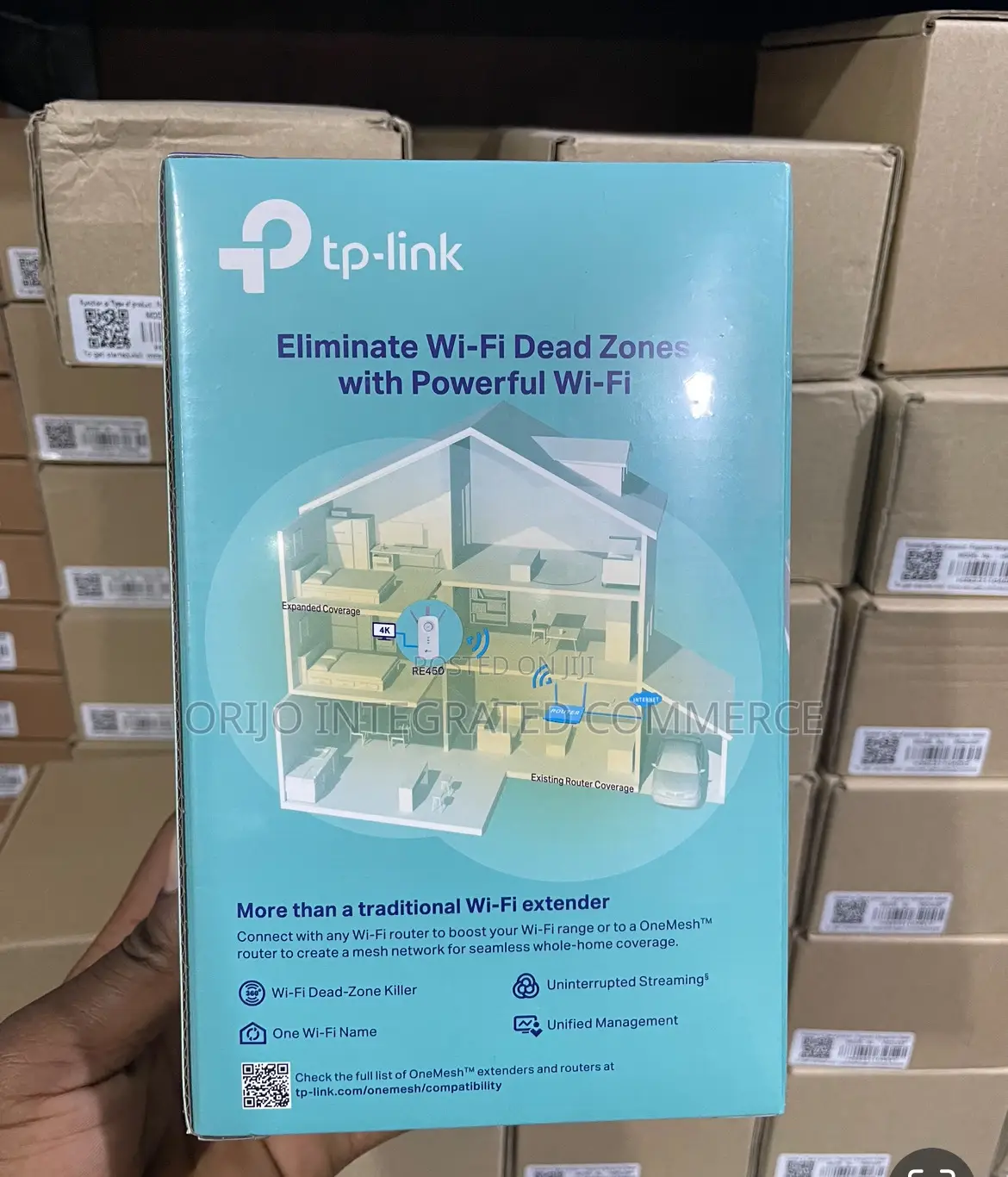 Pt-Link Onemesh Mesh Wi-Fi Extender Ac1750 Dual Band Re450