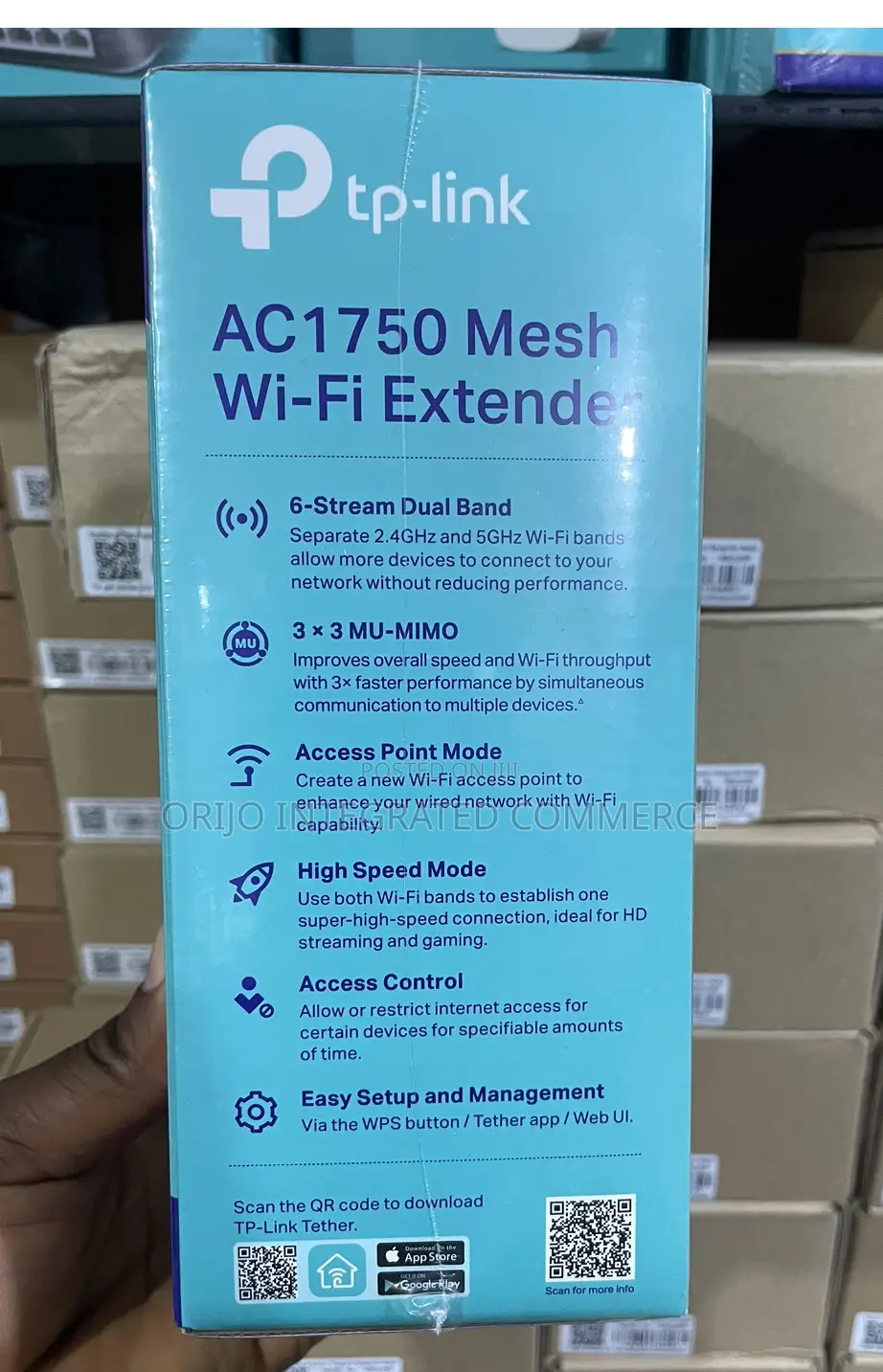 Pt-Link Onemesh Mesh Wi-Fi Extender Ac1750 Dual Band Re450
