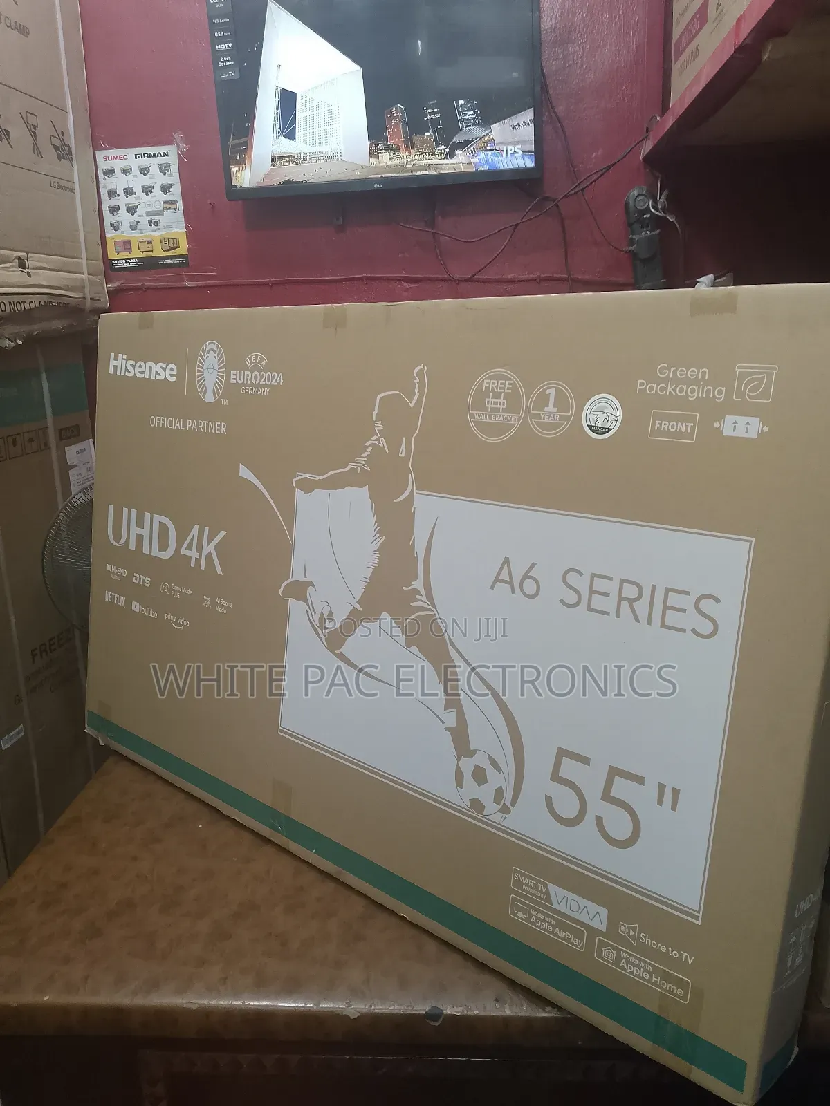 Hisense 55"Inch UHD Android Smart Tv( Netflix Youtube )Wifi
