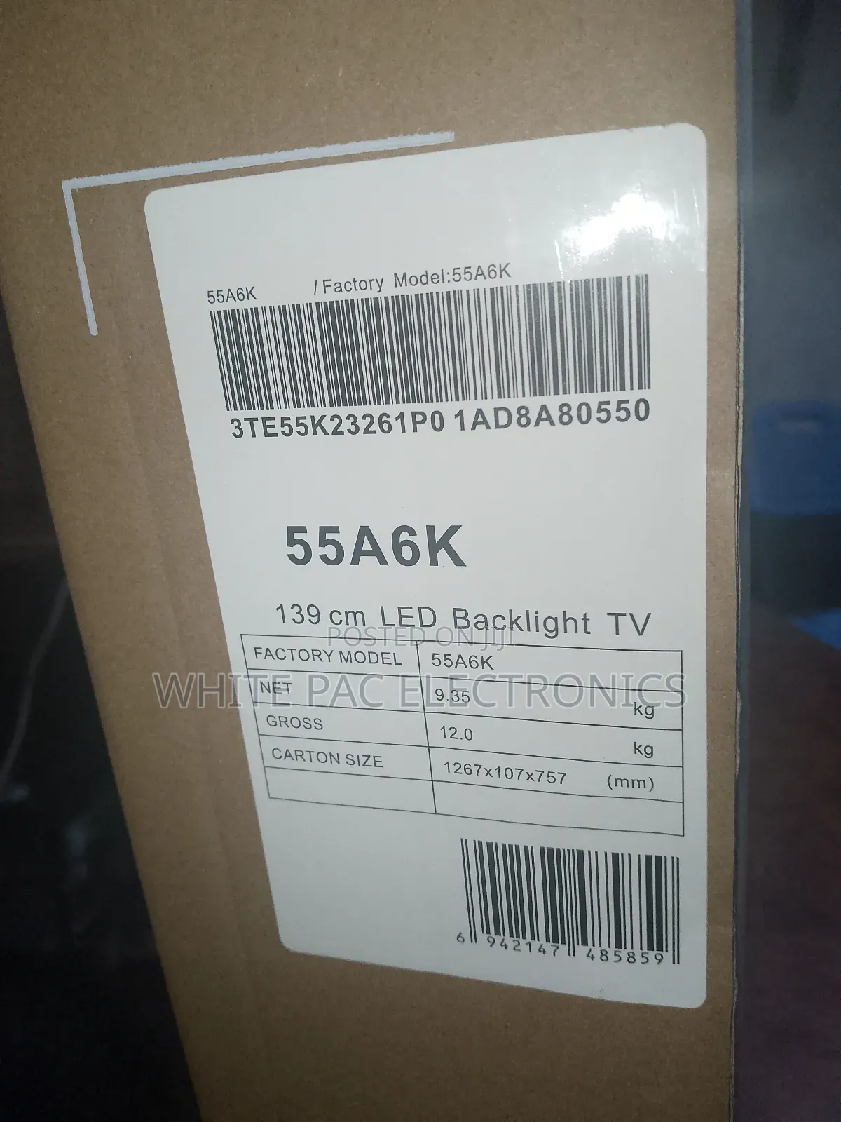 Hisense 55"Inch UHD Android Smart Tv( Netflix Youtube )Wifi