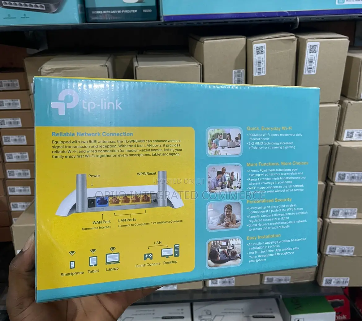 300mbps Wireless N Router Tl-Wr840n