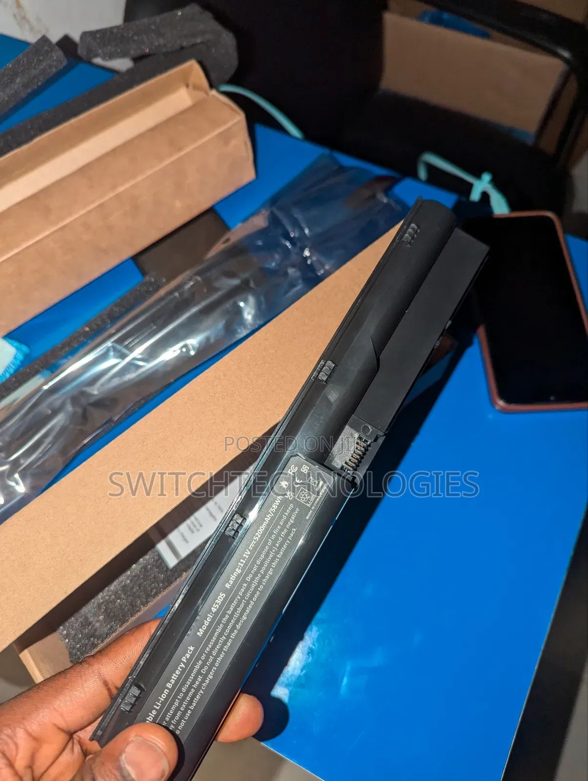 LAPTOP BATTERY for Hp Probook 4330s 4331s 44315 4435s 4535s