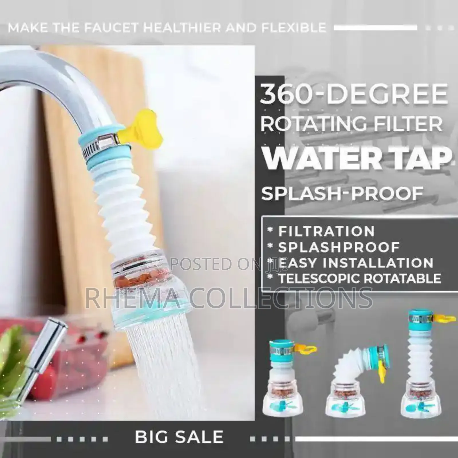 360 Degree Magnetic Stone Water Filter