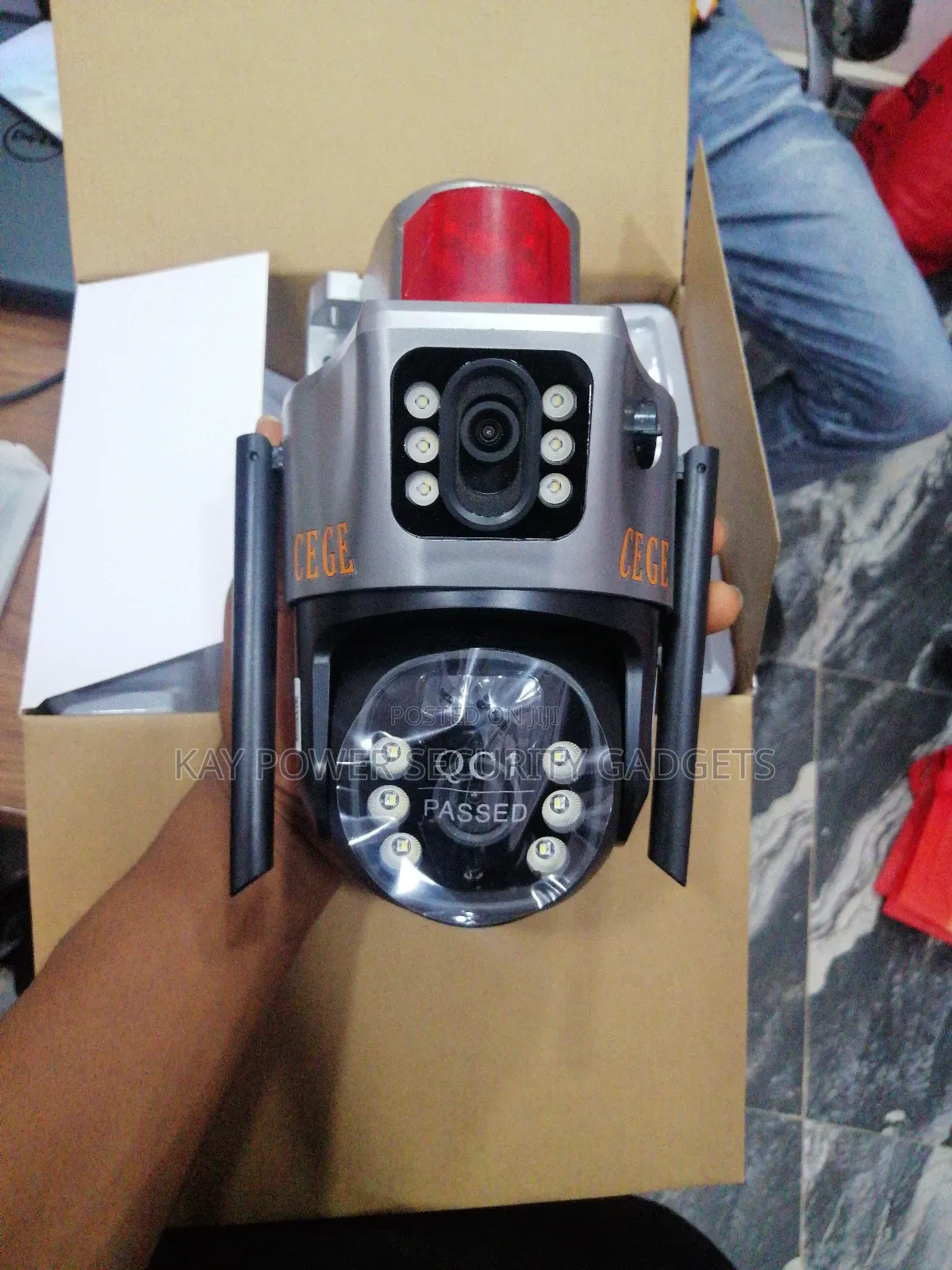 V380 4g Dual Lens Solar Camera