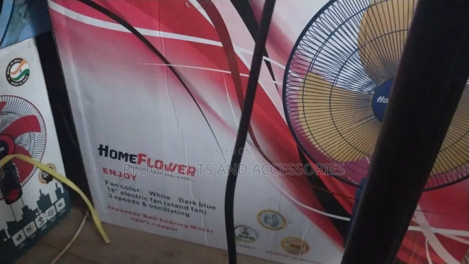 18" Homeflower Standing Fan