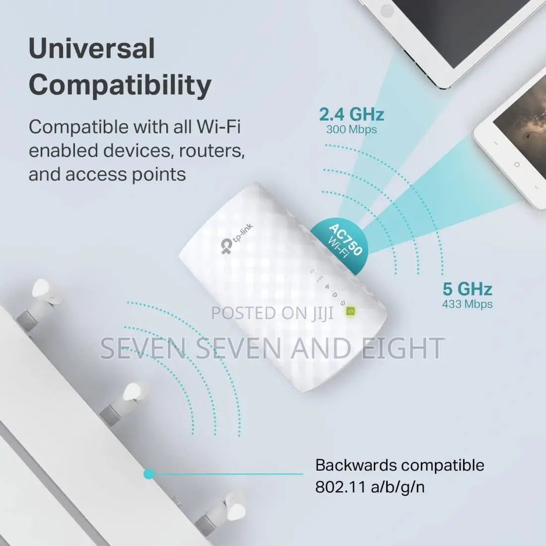Us Used TP-Link Re220 Ac750 Dual Band Wi-Fi Range Extender