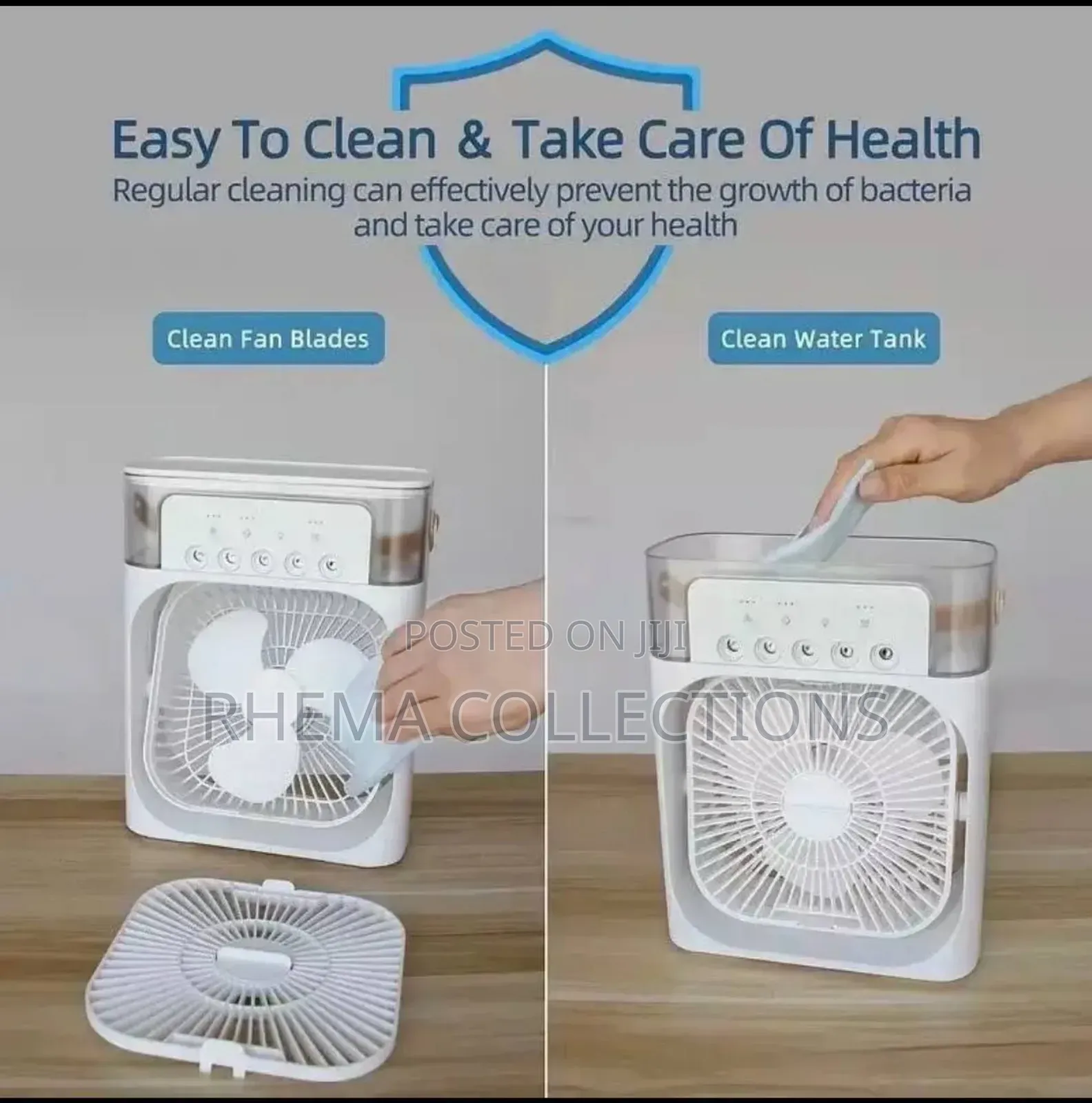 Mini Air Conditioning Rechargeable Fan