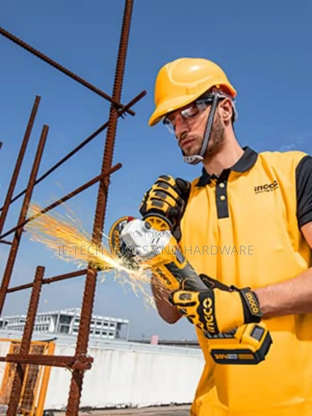 Ingco Lithium-ion Angle Grinder- 20v Cordless Angle Grinder