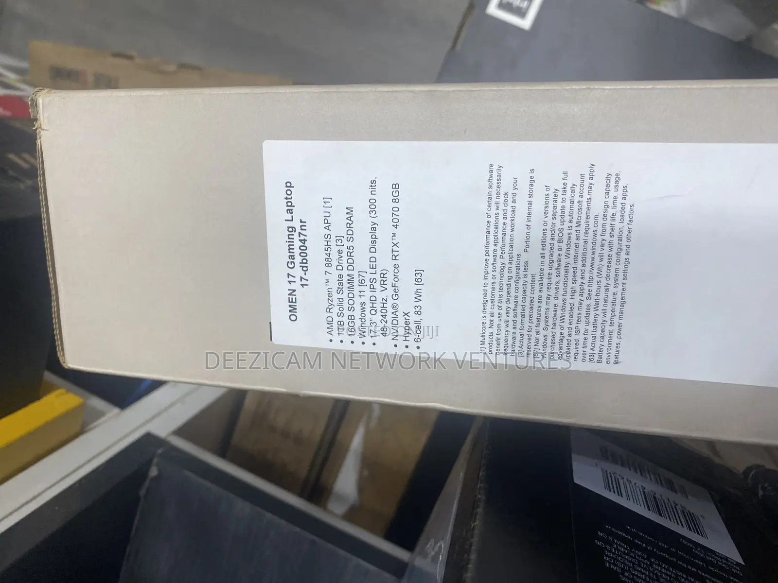 New Laptop HP Omen 17 32GB Intel Core Ultra 7 SSD 1T