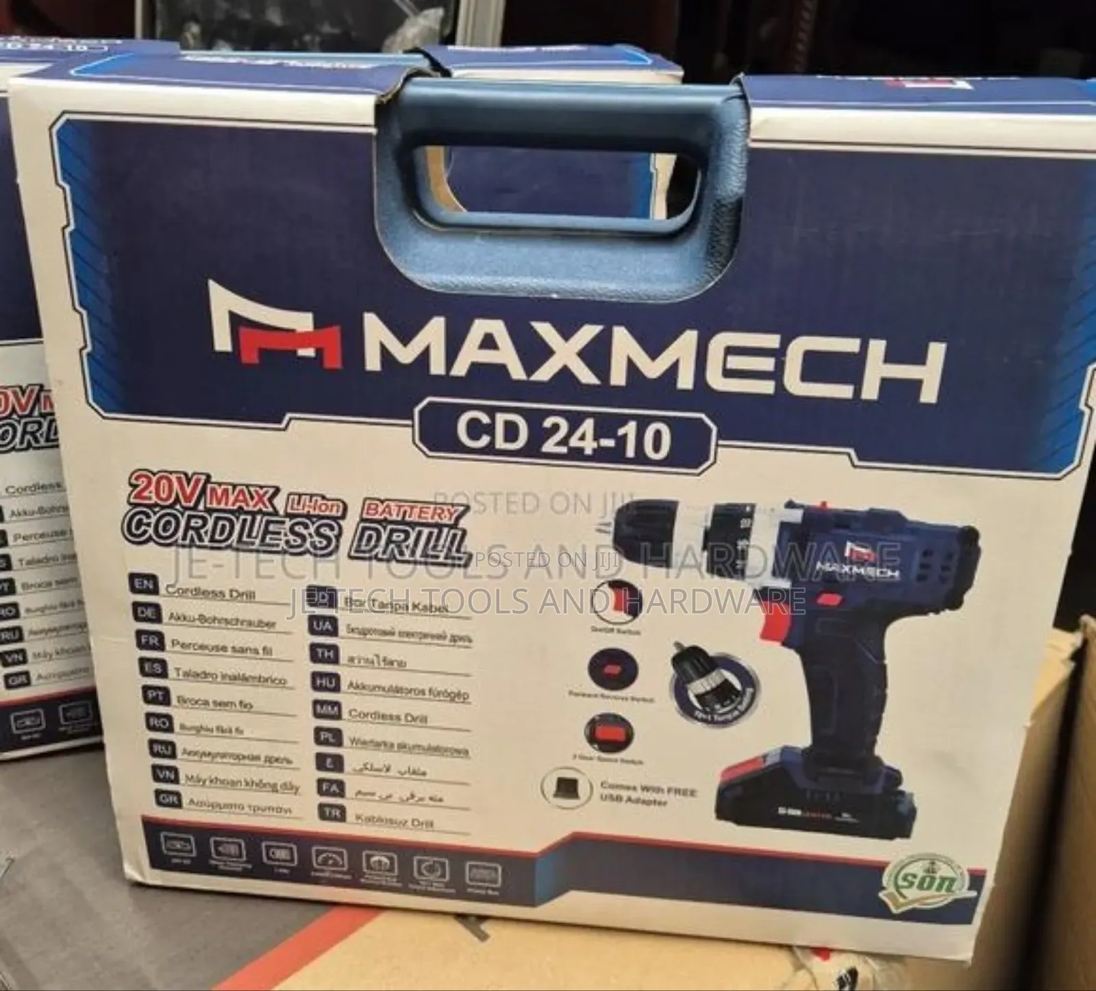 Maxmech Professional 20v Cordless Drill