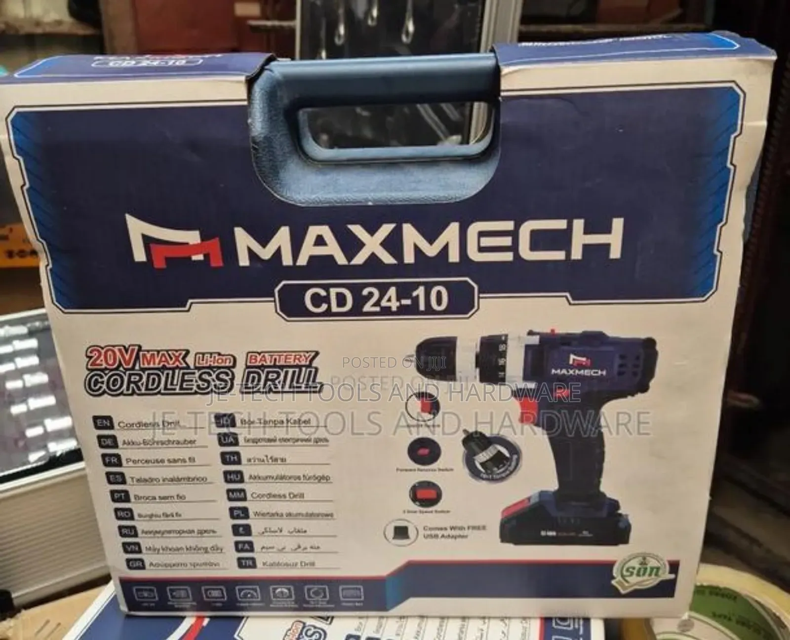 Maxmech Professional 20v Cordless Drill