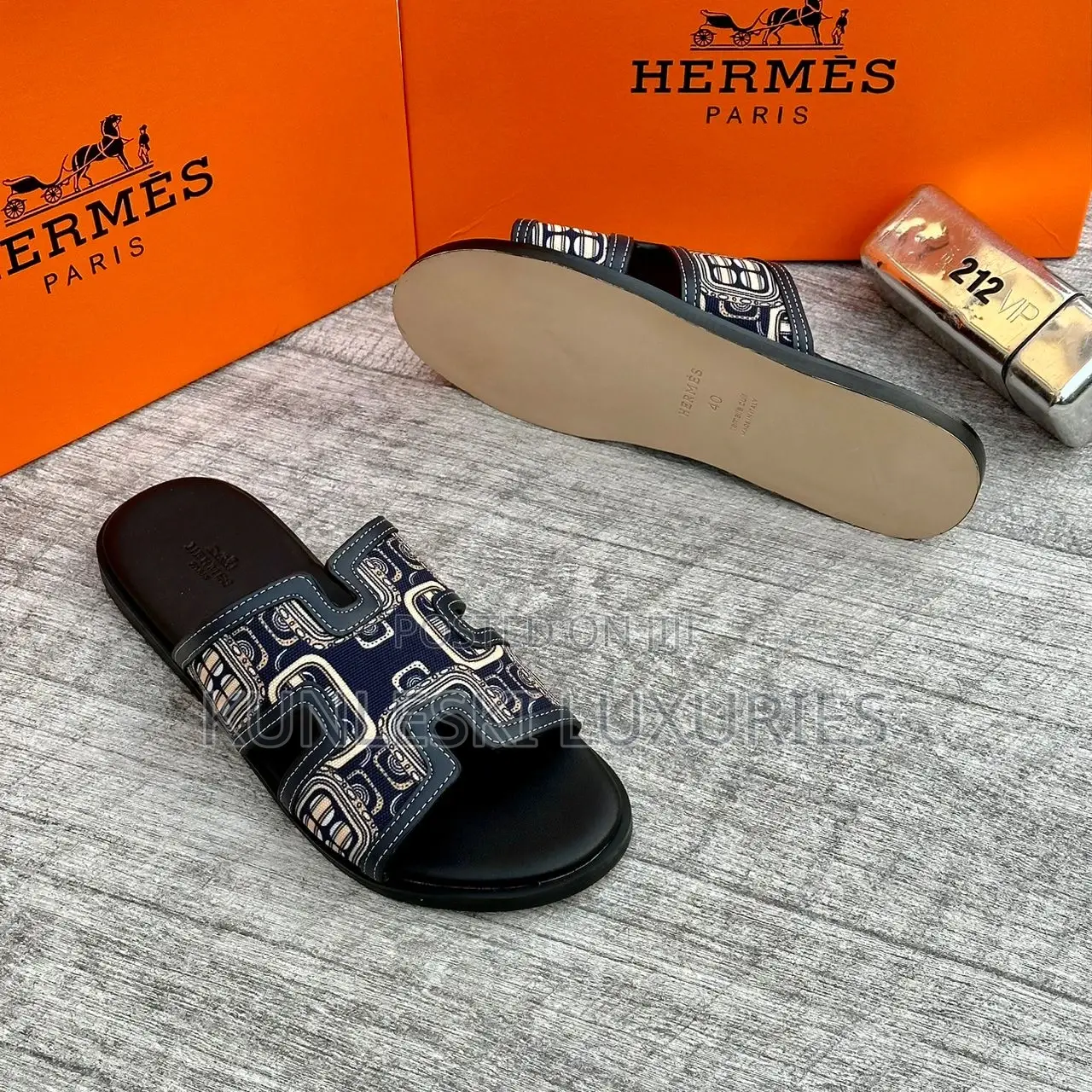 Original Hermes Slippers for Men
