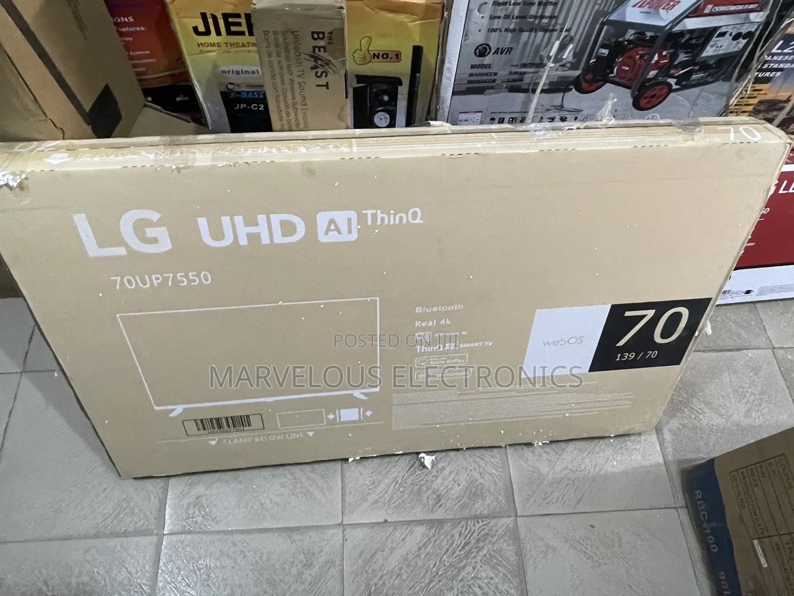 Brand New Lg 70 Inches Hd Full Framless Smart Television