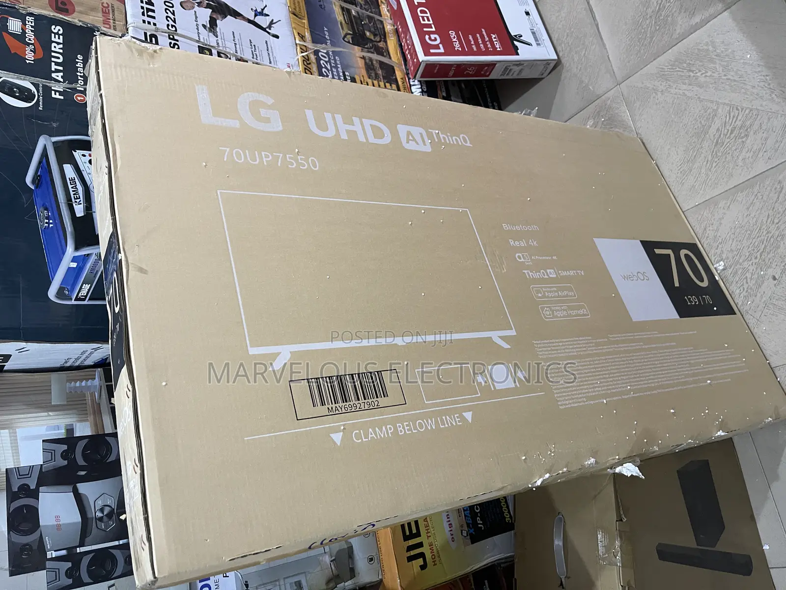 Brand New Lg 70 Inches Hd Full Framless Smart Television