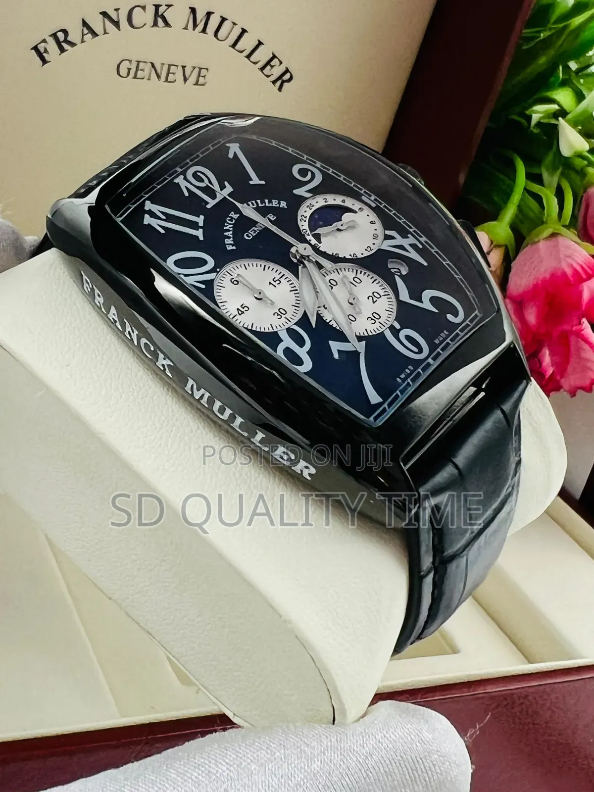 Franck Muller Leather Watch