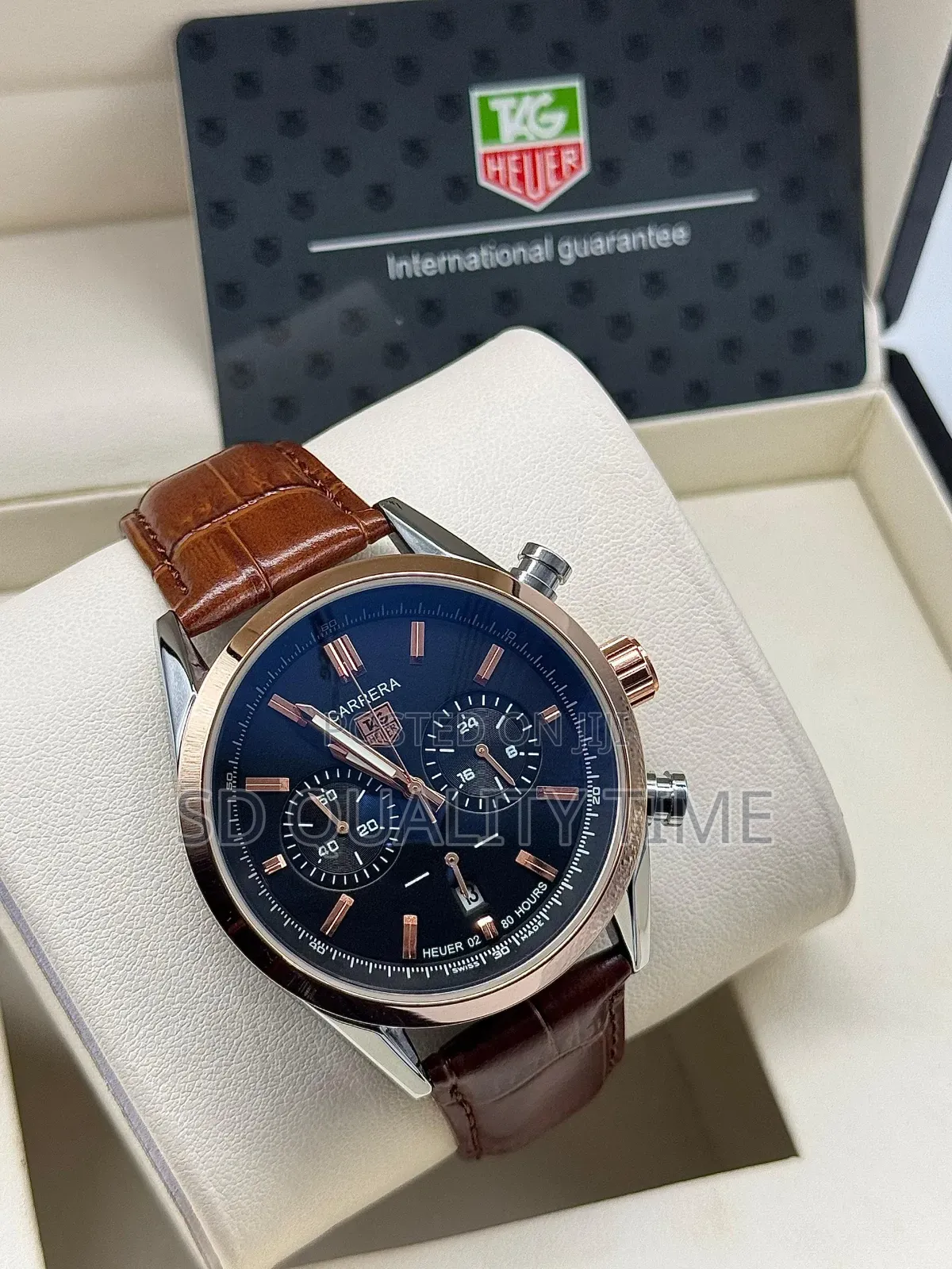 Tagheuer Carrera Chronograph Leather_