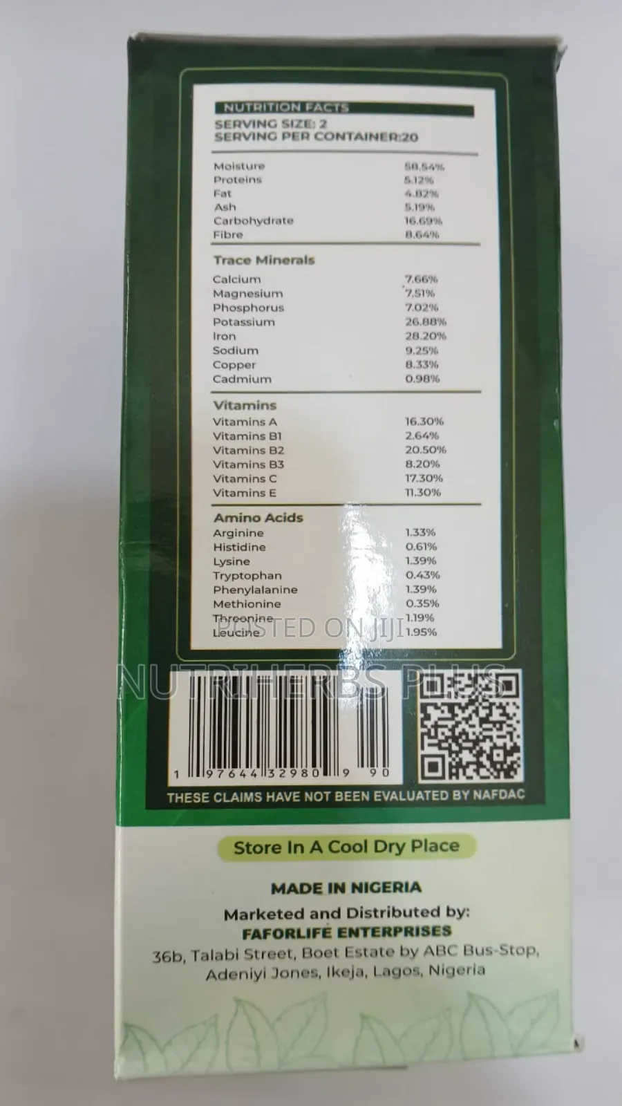 Faforon and Salud Herbal Stem Cell Supplement for Anti Tumor