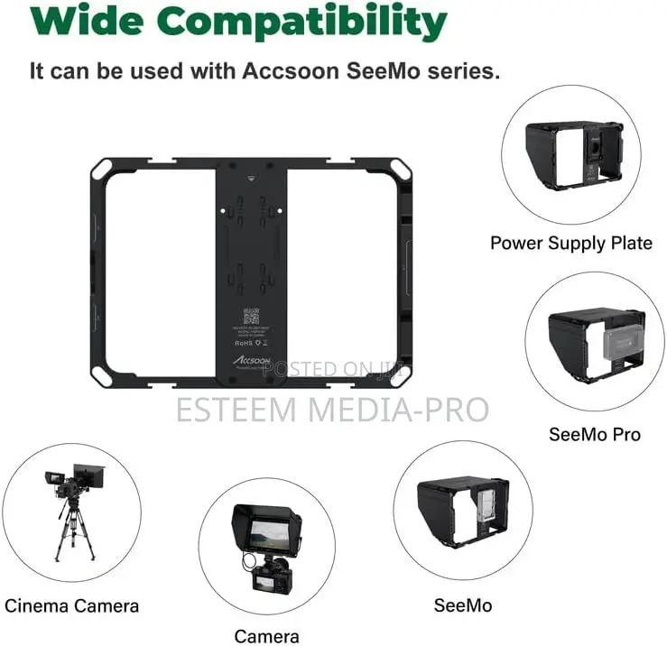 ACCSOON Powercage Mini+ACC04 NP-F Battery Plate Adapte