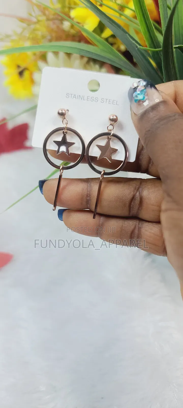 Female Fashion Round Drop Earrings