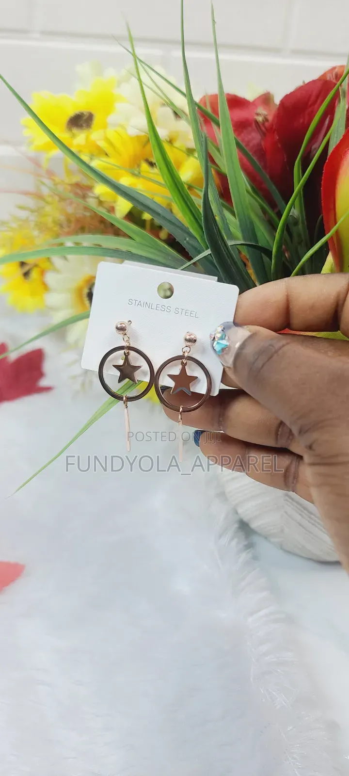 Female Fashion Round Drop Earrings