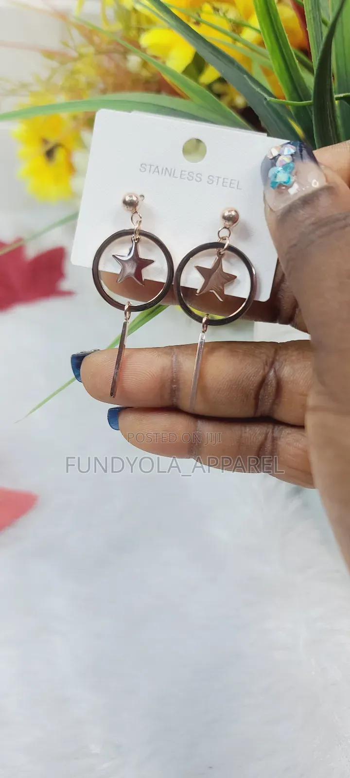 Female Fashion Round Drop Earrings