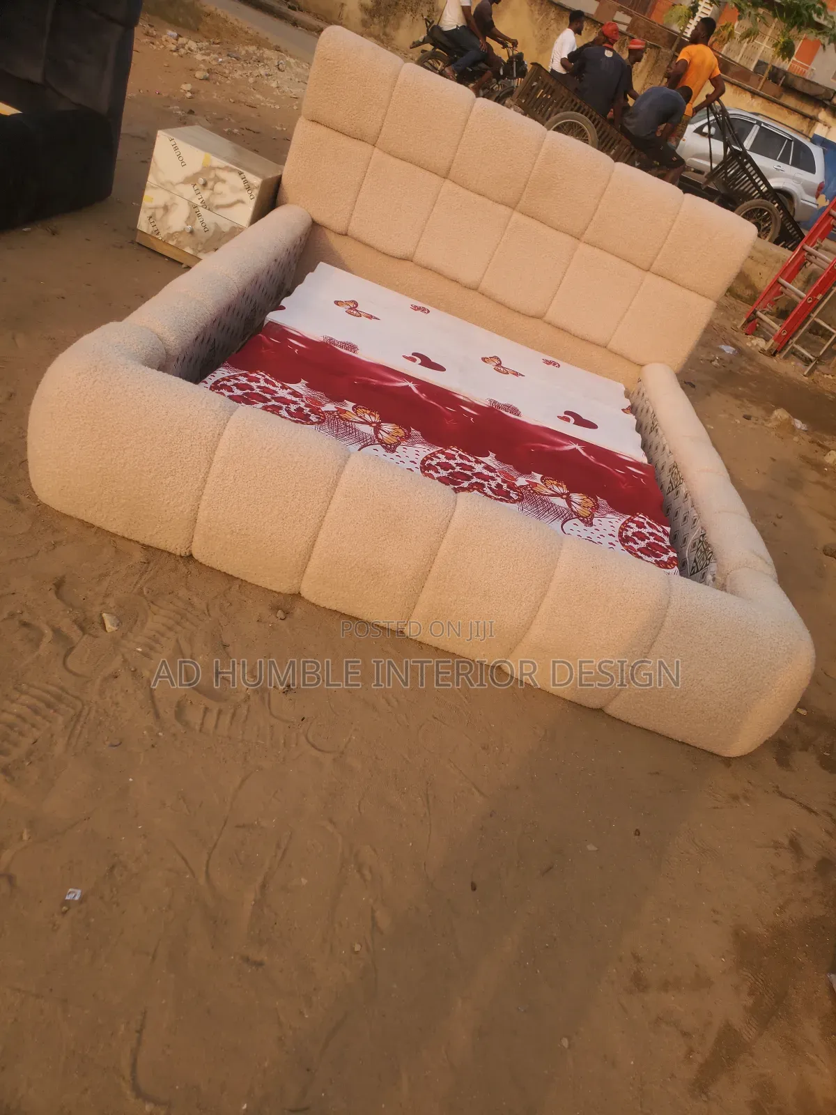 Cream Upholstery Bedframe