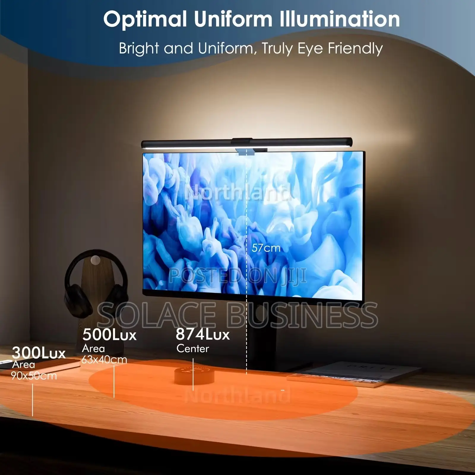 Monitor Lightbar With Remote Control Knob