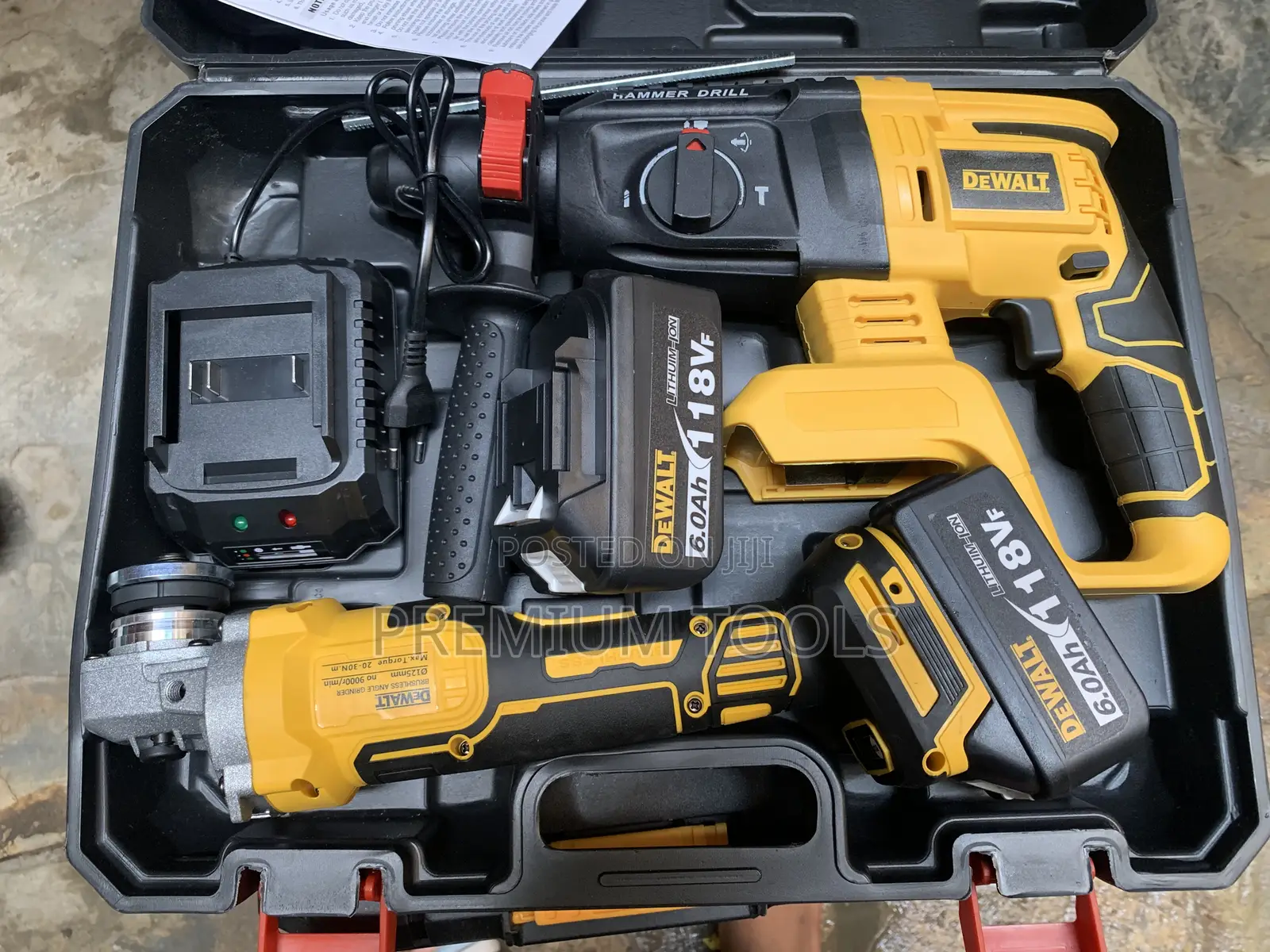 2 in 1 Grinder and Rotary Hammer