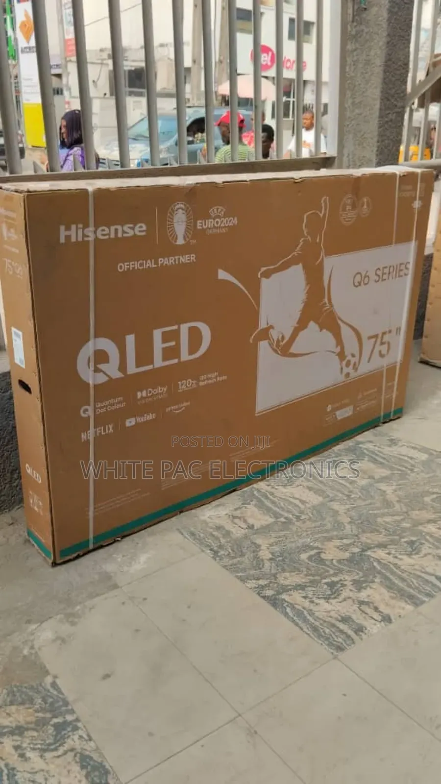 Original >Hisense Complete 75" Qled Smart Tv Full Internet