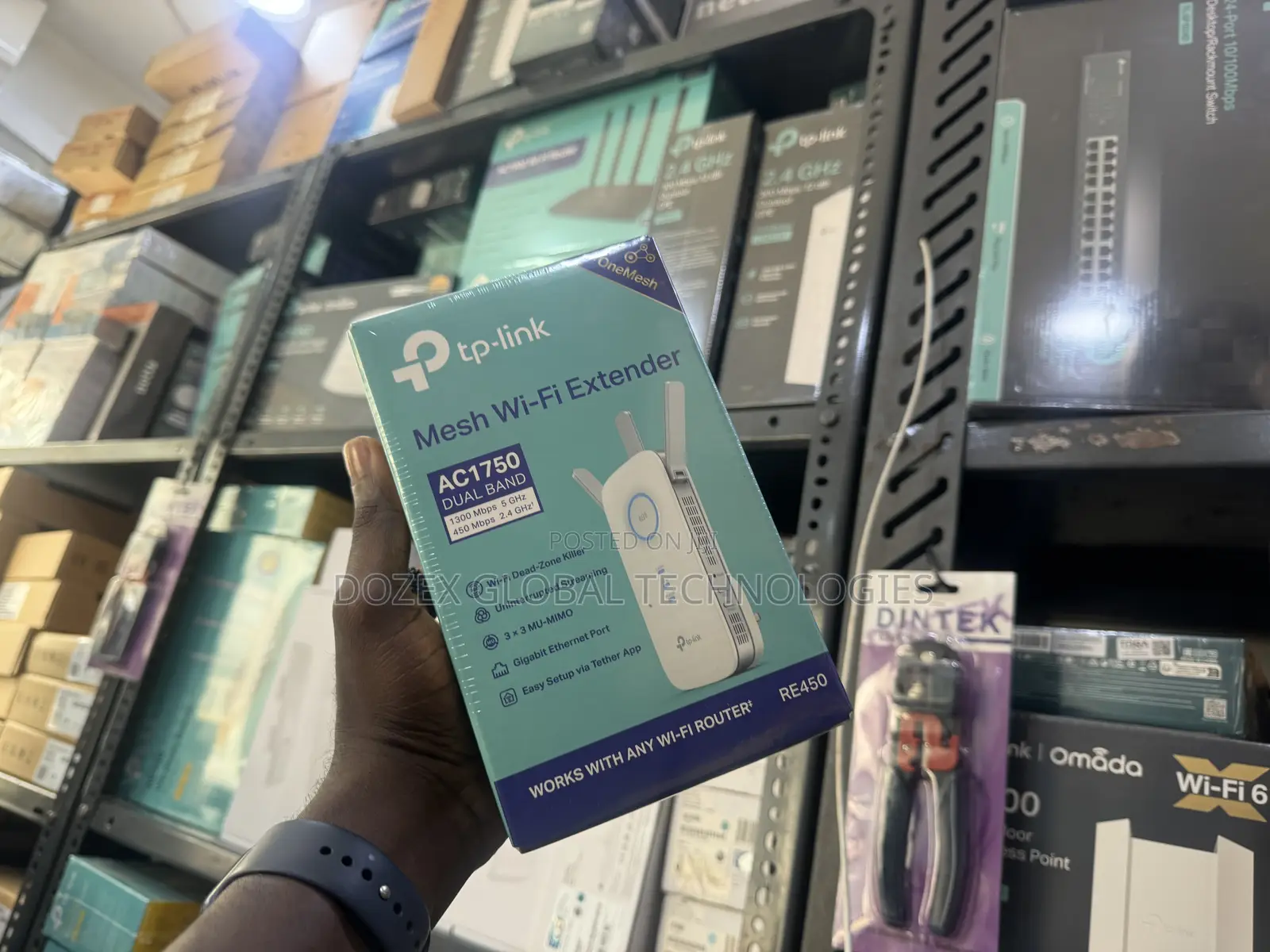 Tp-Link Re450 Dual Band Network Wifi Extender
