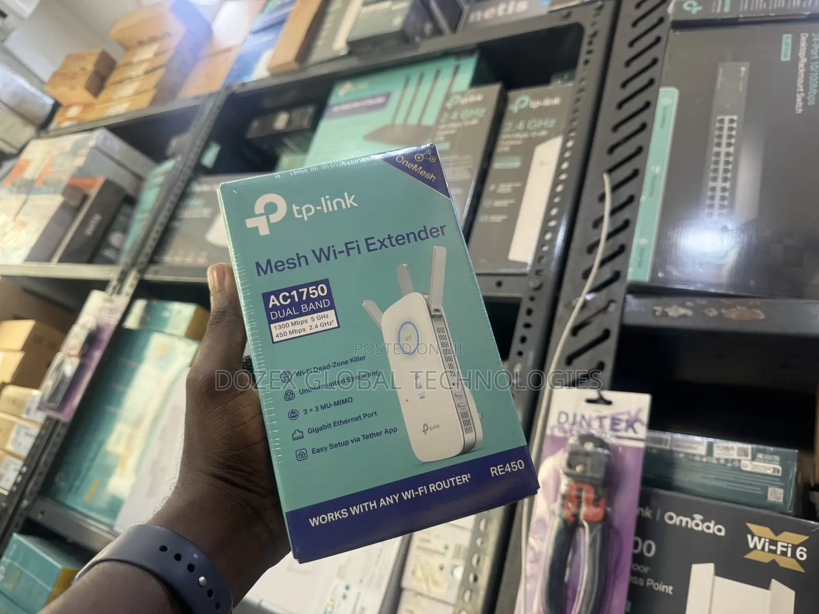 Tp-Link Re450 Dual Band Network Wifi Extender