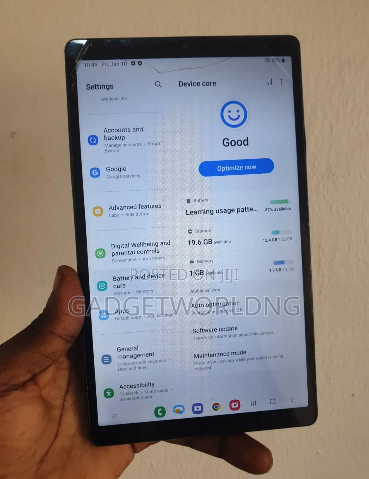 Samsung Galaxy Tab A7 Lite 32 GB Gray