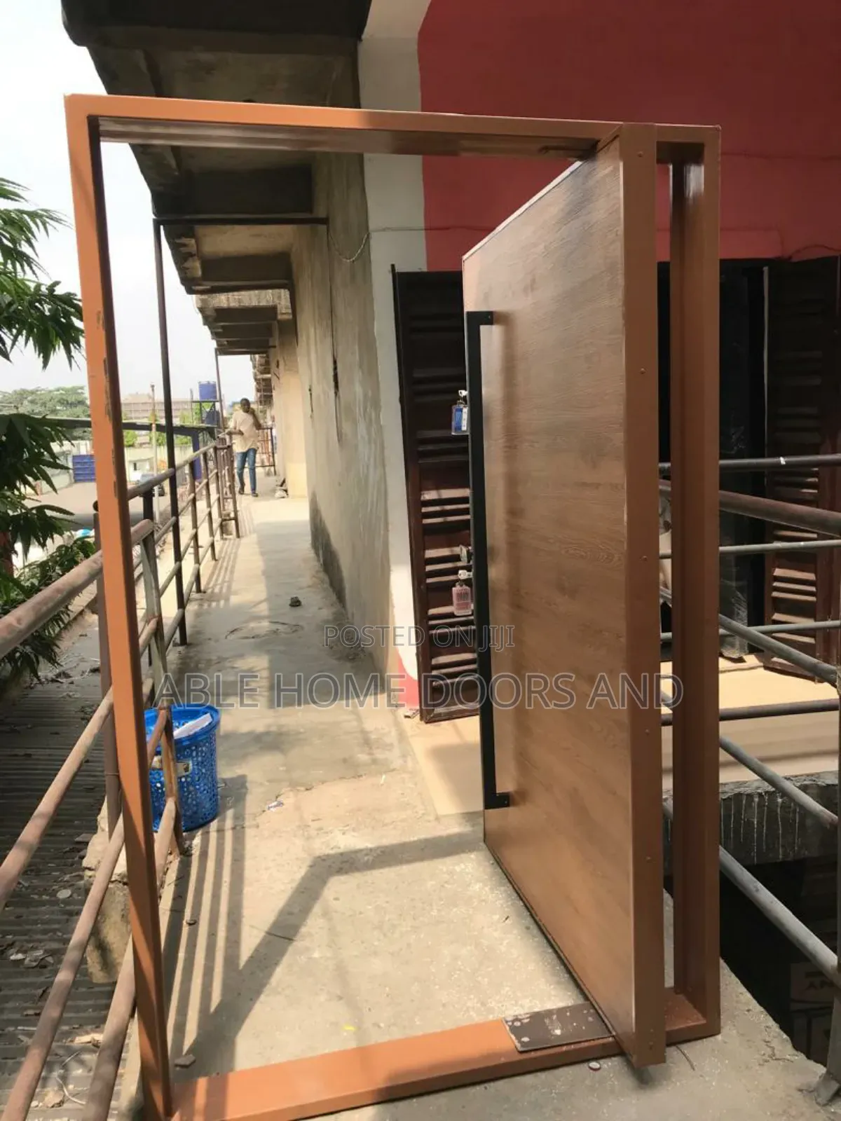 Able Home Security Pivot Door Fabricated by Me
