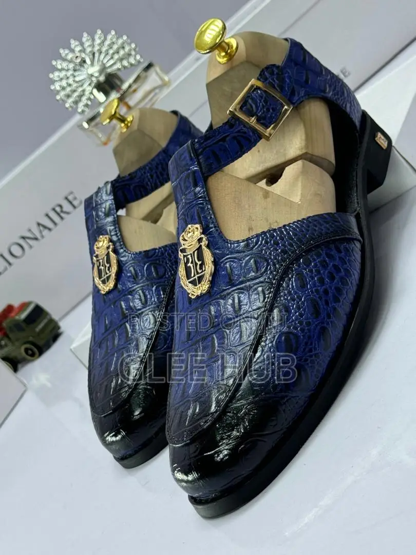 Billionaire Logo-Crested Sandals
