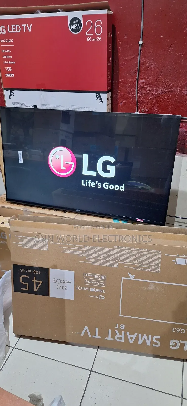 2025made Lg 45"Inch Smart Tv Netflix Youtube Bluetooth App