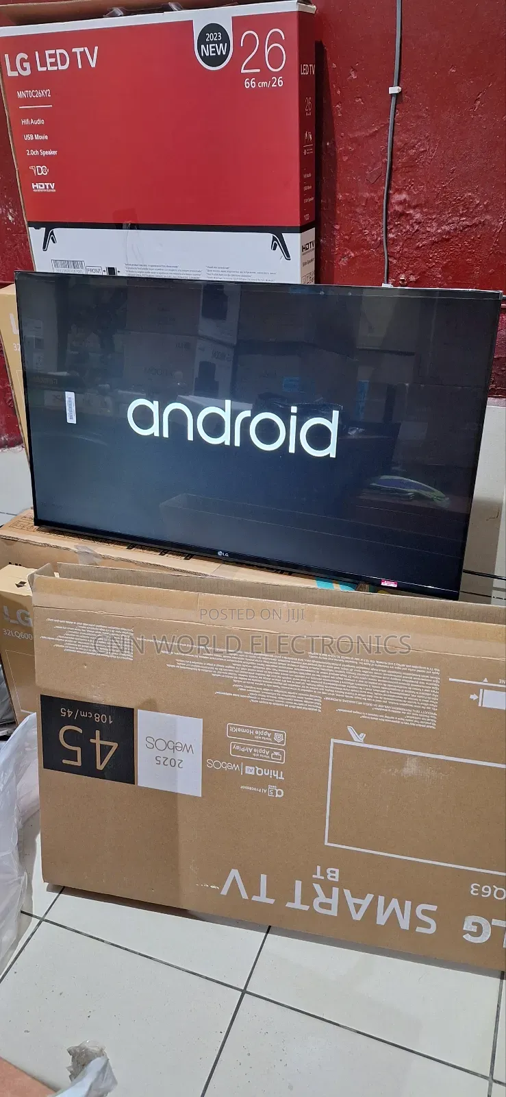 2025made Lg 45"Inch Smart Tv Netflix Youtube Bluetooth App