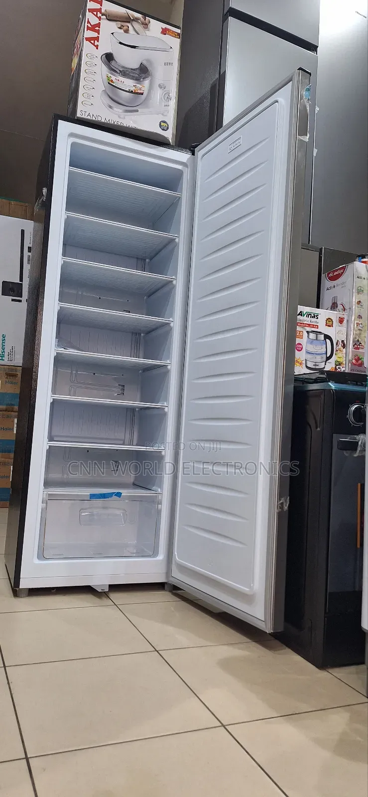 Original Bruhm 230l Upright Standing Freezer 8step for Block