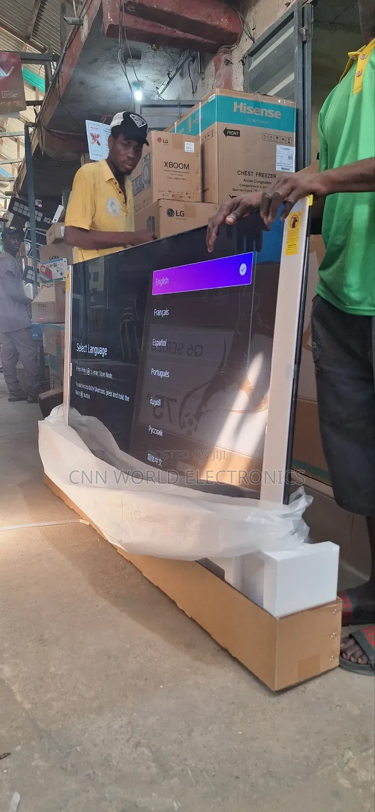 Original Hisense 75q6n Qled Smart Tv Netflix Youtube App