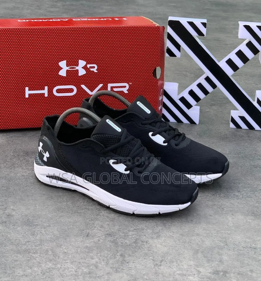 Under Armour HOVR Sonic 5 Running Black White Sneakers