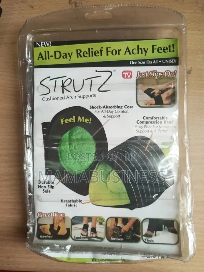 Strutz Cushioned Arch Supports for Foot