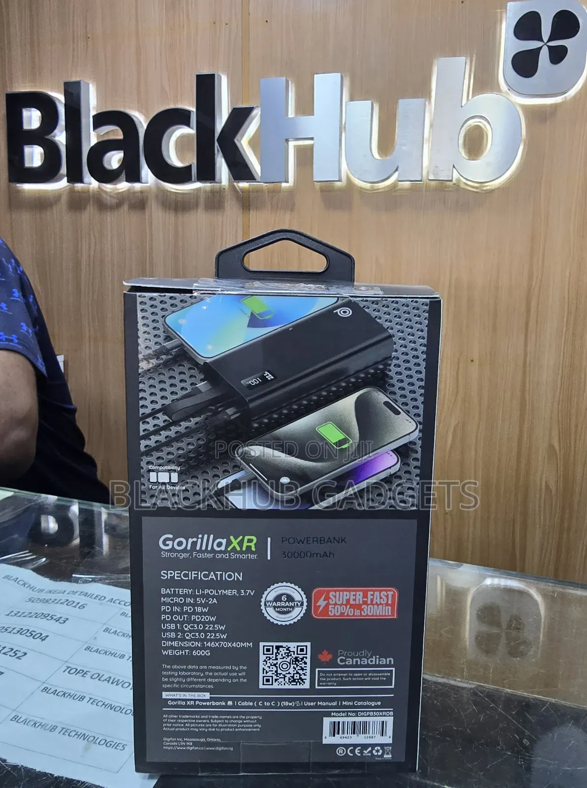 Digifon Power Bank 30000mah
22.5w