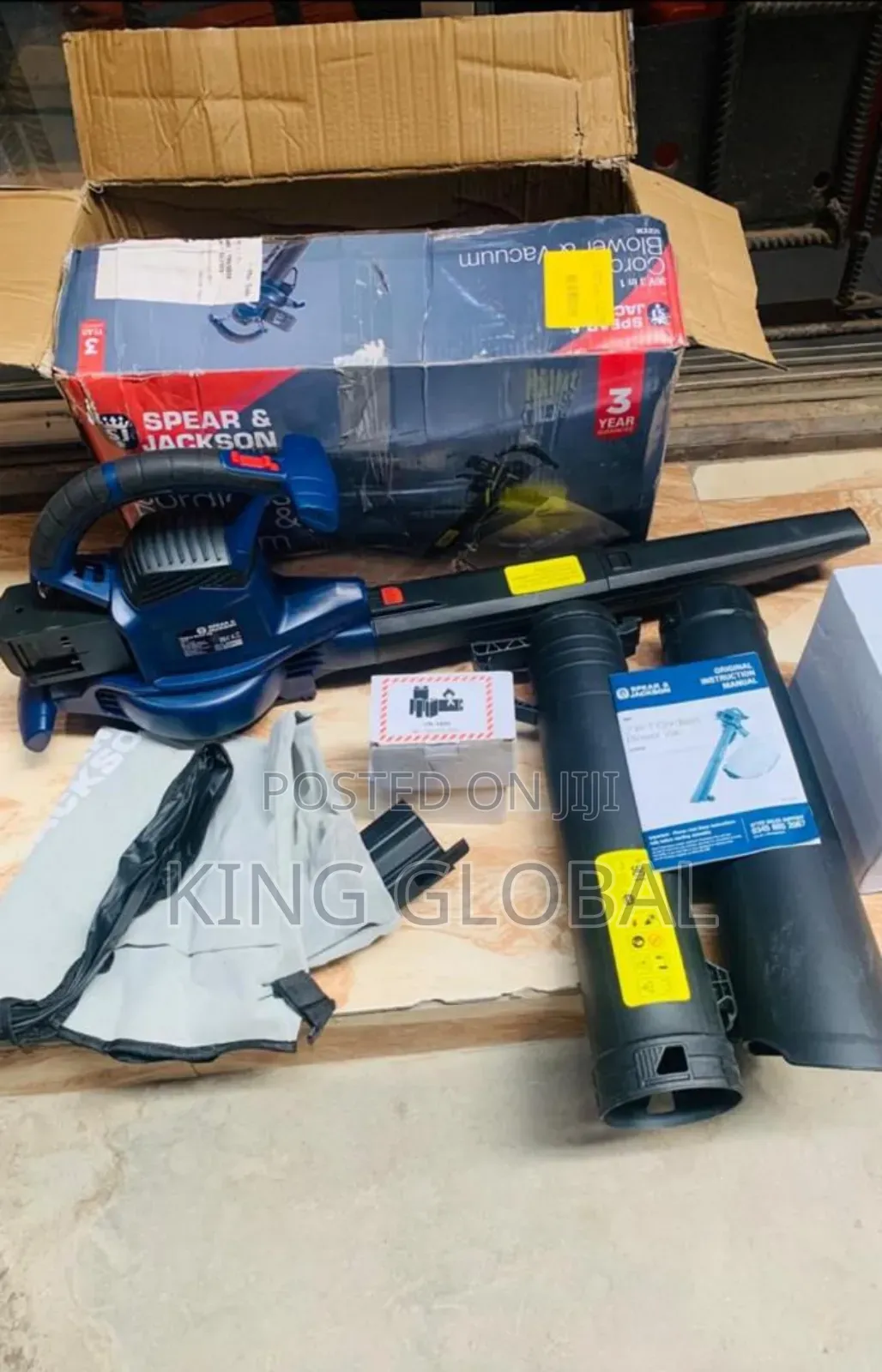 Original 3-in-1 Cordless Blower With Vacuum Cleaner