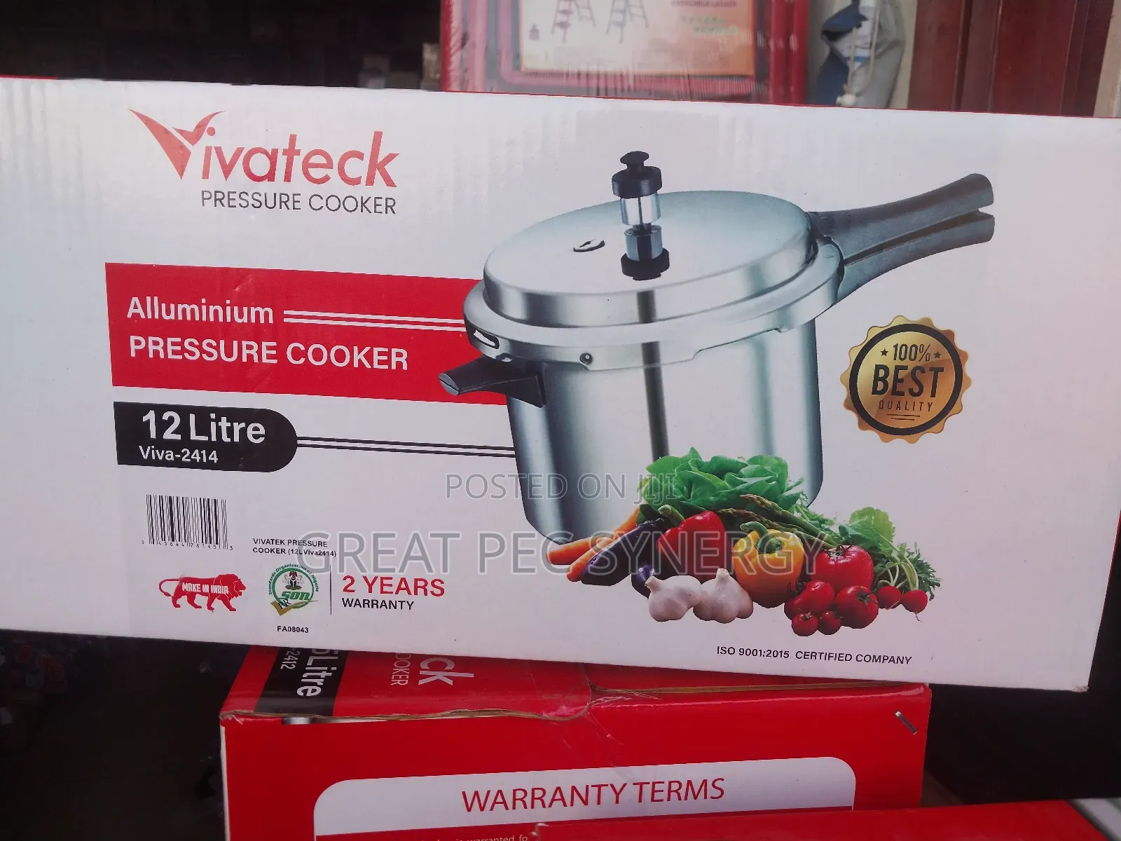 12 Liters Pressure Pot and Cooker
