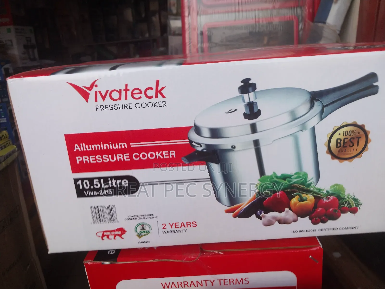 10.5 Liters Pressure Cooker and Pot