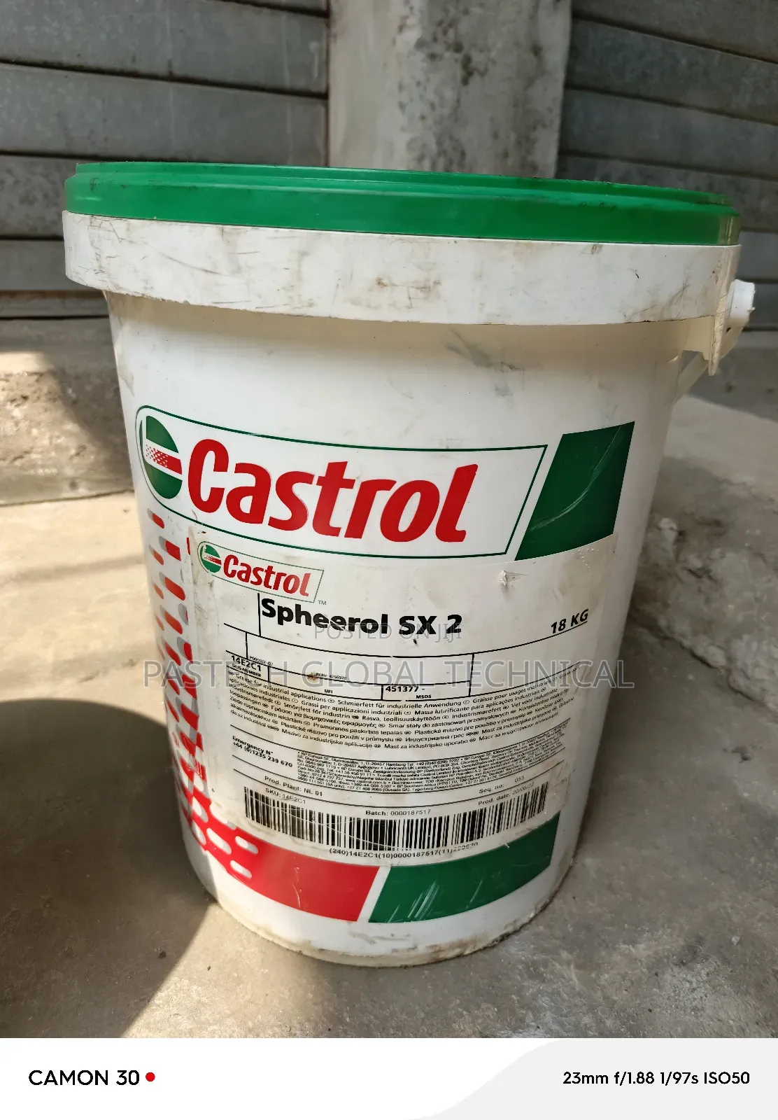 Castrol Shpeerol SX2 18KG