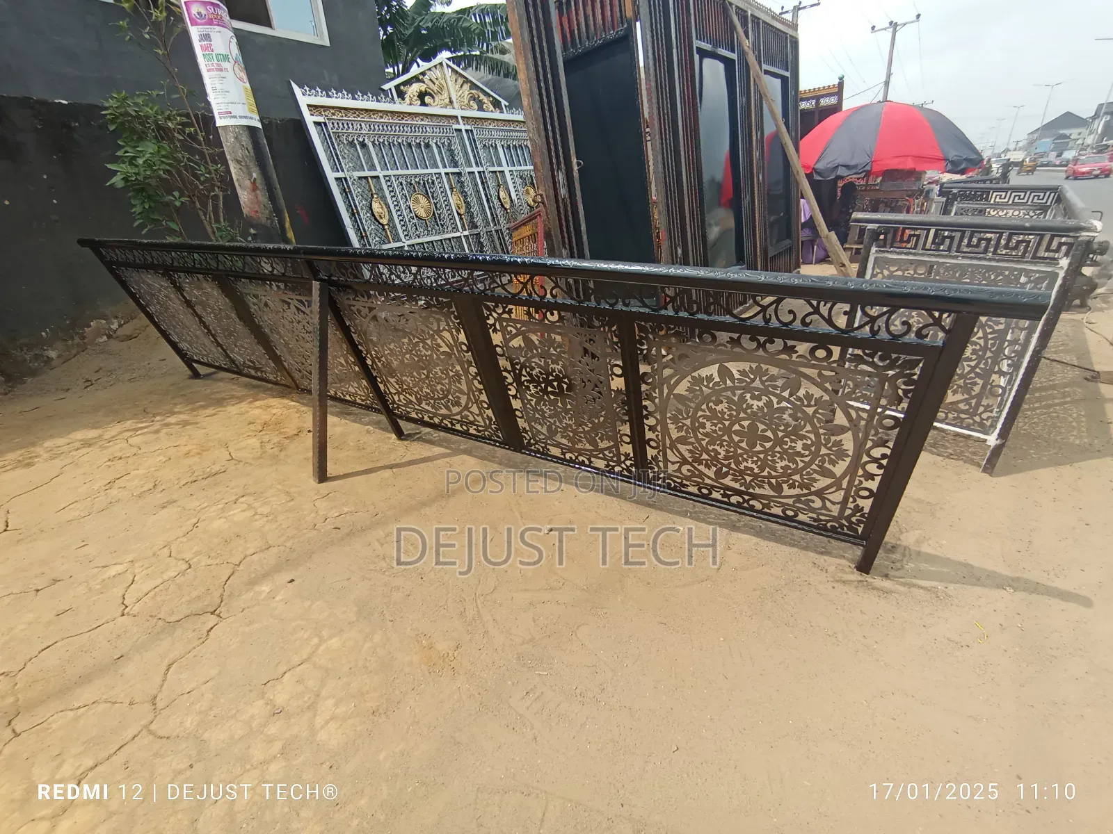 D7 Wrought Iron Handrail