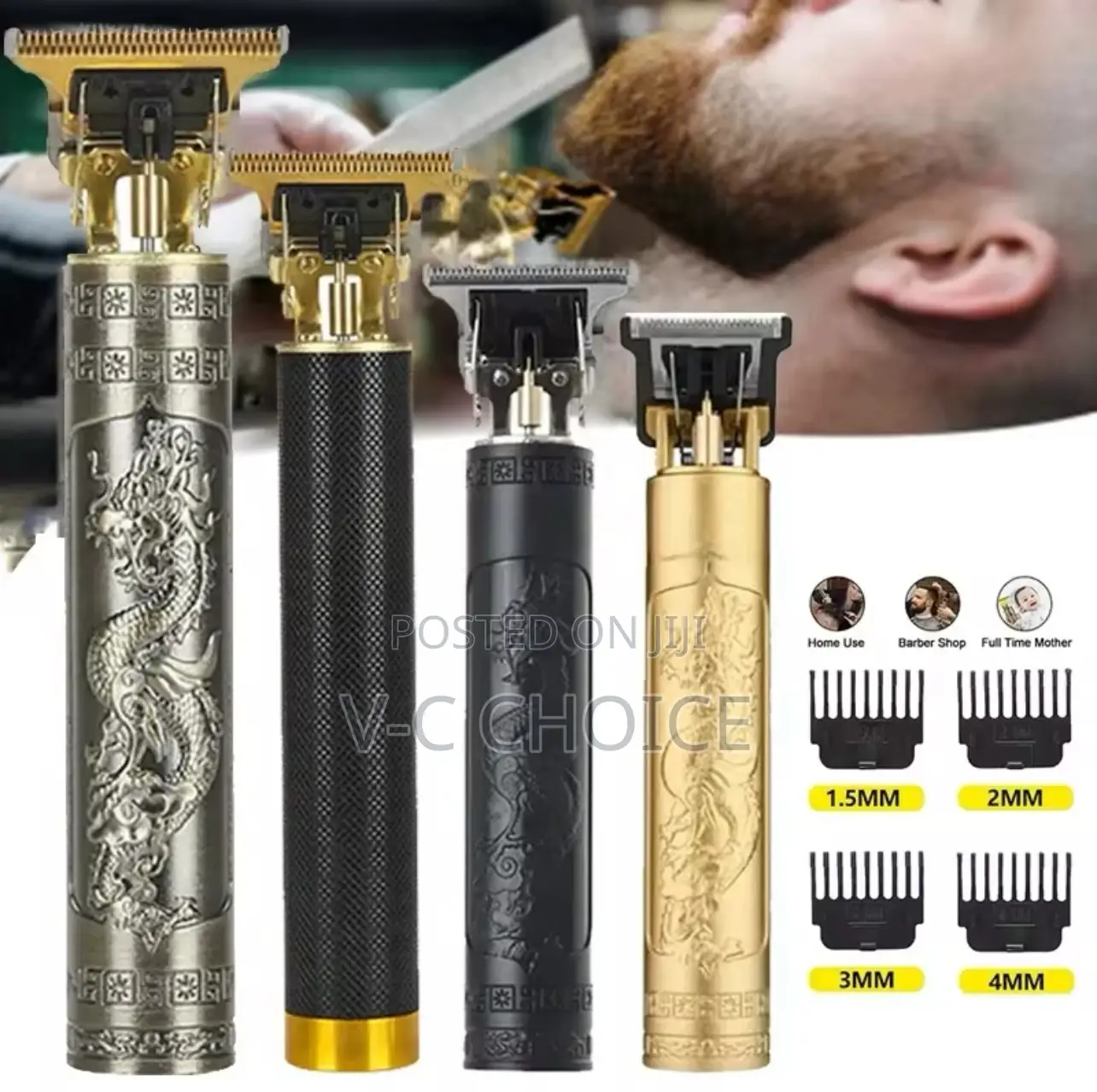 Cordless Hair Trimmer Clippers Electric Cutting Machine
